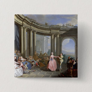 Badge Carré 5 Cm Le menuet