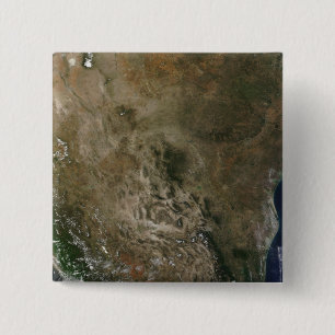 Badge Carré 5 Cm Le Mexique et les Etats-Unis du sud-ouest