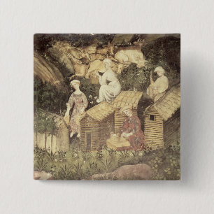 Badge Carré 5 Cm Le mois de juin