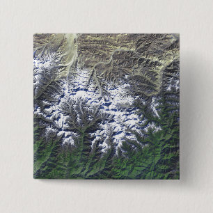 Badge Carré 5 Cm Le mont Everest