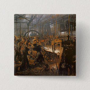 Badge Carré 5 Cm Le moulin de Fer-Roulement, 1875