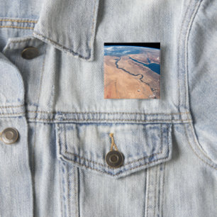 Badge Carré 5 Cm Le Nil, La Mer Rouge Et La Mer Méditerranée.