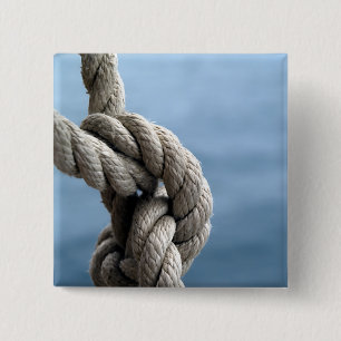 Badge Carré 5 Cm Le noeud des marins
