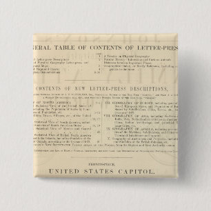 Badge Carré 5 Cm Le nouvel Atlas familial illustré de Verso Johnso