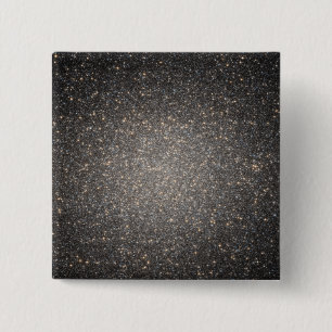 Badge Carré 5 Cm Le noyau du centauri d'Omega globulaire de groupe