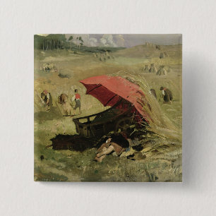 Badge Carré 5 Cm Le parasol rouge, c.1860