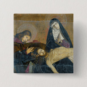 Badge Carré 5 Cm Le Pieta d'Avignon, 1450-60