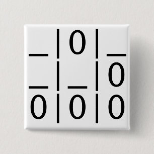 Badge Carré 5 Cm Le planeur : Un bouton universel d'emblème de