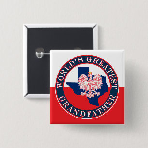 Badge Carré 5 Cm Le plus grand grand-père du monde