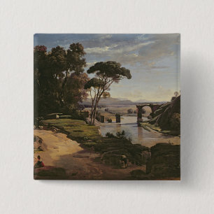 Badge Carré 5 Cm Le pont chez Narni, c.1826-27