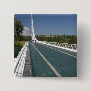 Badge Carré 5 Cm Le pont Sundial à Turtle Bay