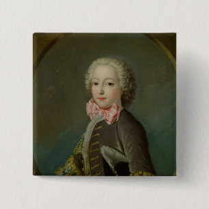 Badge Carré 5 Cm Le portrait a présumé d'être du duc de Tresme