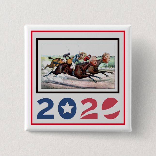 Badge Carré 5 Cm Le premier après 2020 (Devant)