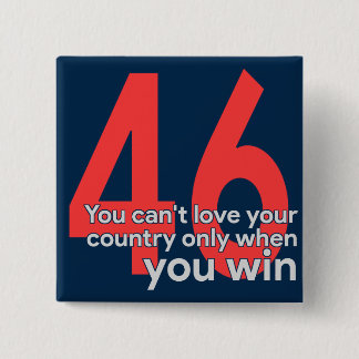 Badge Carré 5 Cm Le Président Biden le 6 janvier