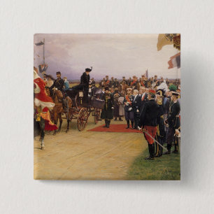 Badge Carré 5 Cm Le Président Emile Loubet