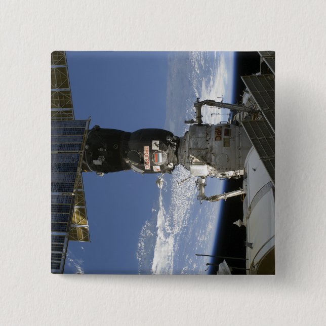 Badge Carré 5 Cm Le progrès de la Russie 35P (Devant)