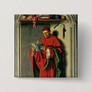 Badge Carré 5 Cm Le prophète Jérémie, 1443-45