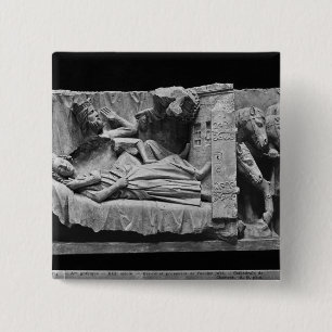 Badge Carré 5 Cm Le rêve des Magi, de la cathédrale