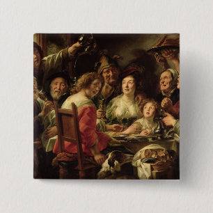 Badge Carré 5 Cm Le Roi Drinks