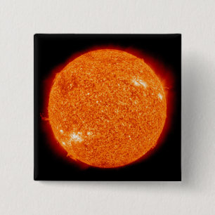 Badge Carré 5 Cm Le Soleil