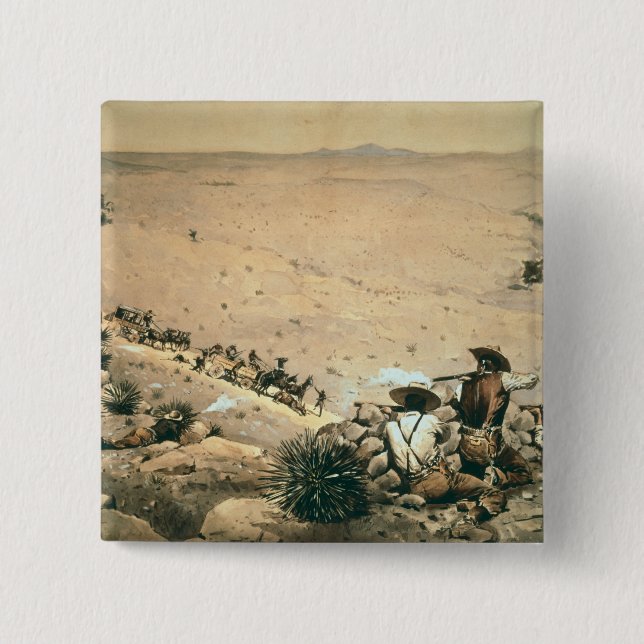 Badge Carré 5 Cm "Le support", c.1900 (huile sur la toile) (Devant)