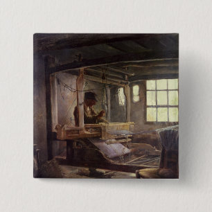 Badge Carré 5 Cm Le tisserand breton, 1888