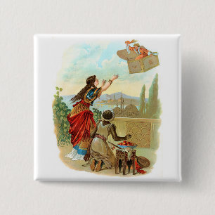 Badge Carré 5 Cm Le tronc de vol