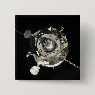 Badge Carré 5 Cm Le vaisseau spatial de Soyuz TMA-17