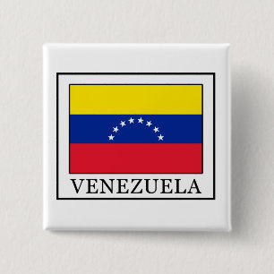 Badge Carré 5 Cm Le Venezuela