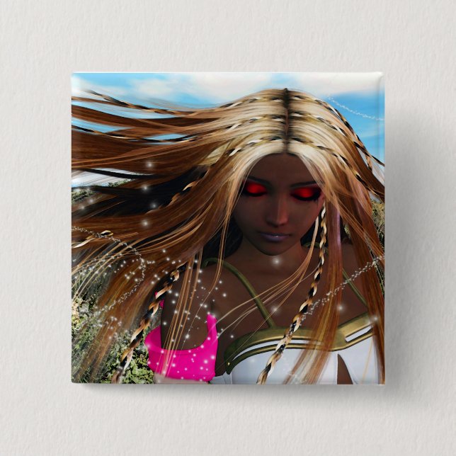 Badge Carré 5 Cm Le vent Waker (Devant)