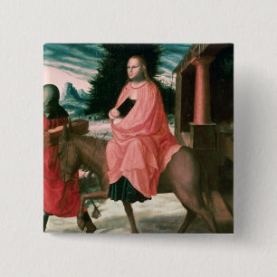 Badge Carré 5 Cm Le vol en l'Egypte 2