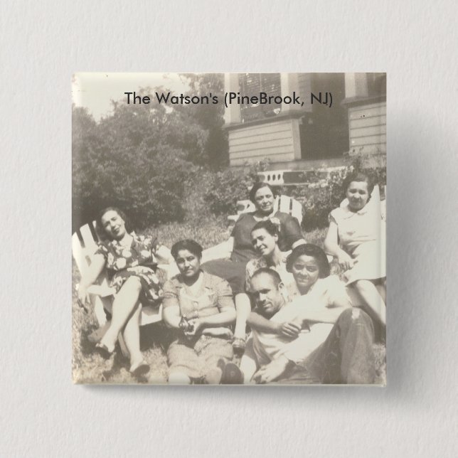 Badge Carré 5 Cm Le Watson (Devant)