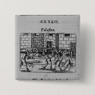 Badge Carré 5 Cm L'école de clôture