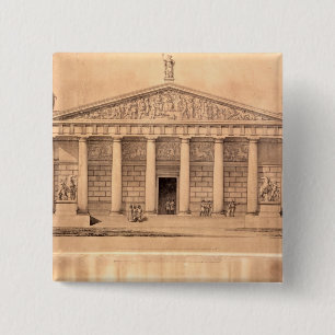 Badge Carré 5 Cm L'école d'équitation des gardes impériales, St