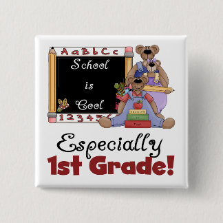 Badge Carré 5 Cm L'école est particulièrement la ?ère catégorie