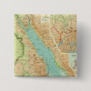 Badge Carré 5 Cm L'Egypte et le Nil