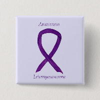 Leiomyosarcoma Purple Award Ruban Personnalisé Épi