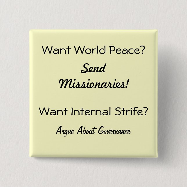 Badge Carré 5 Cm L'élément principal (Devant)