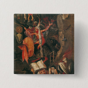 Badge Carré 5 Cm L'enfer