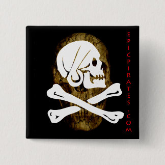 Badge Carré 5 Cm L'épopée pirate la bannière #9