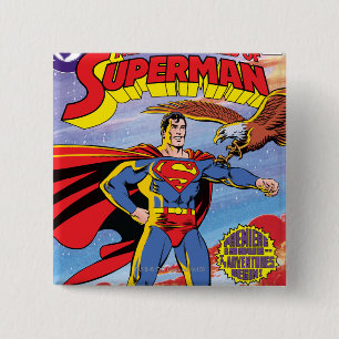 Badge Carré 5 Cm Les aventures de Superman #424