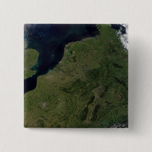 Badge Carré 5 Cm Les bas pays