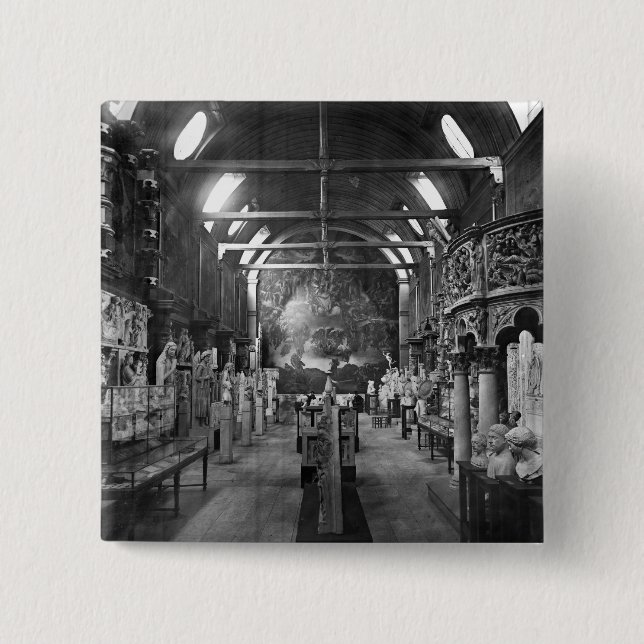 Badge Carré 5 Cm Les Beau-Arts de DES d'Ecole Nationale Superieure (Devant)