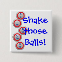 Les boules de bingo-test secouent ces boules
