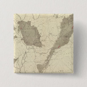 Badge Carré 5 Cm Les champs de charbon américains