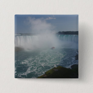 Badge Carré 5 Cm Les chutes en fer à cheval des chutes du Niagara