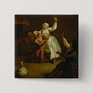 Badge Carré 5 Cm Les couples heureux