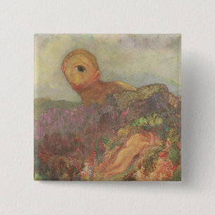 Badge Carré 5 Cm Les Cyclops, vers 1914