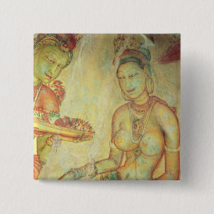 Badge Carré 5 Cm Les demoiselles de nuage, de la forteresse de