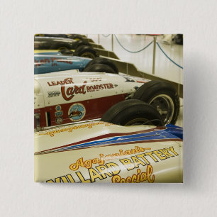 Badge Carré 5 Cm Les Etats-Unis, Indiana, Indianapolis : Moteur 3